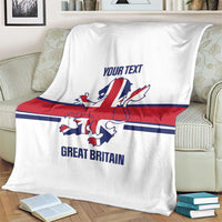 Custom Great Britain Hockey Blanket 2025 Go Champions
