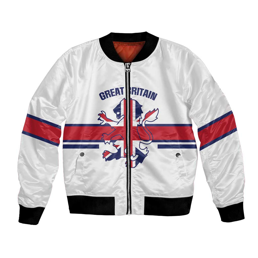 Custom Great Britain Hockey Bomber Jacket 2025 Go Champions