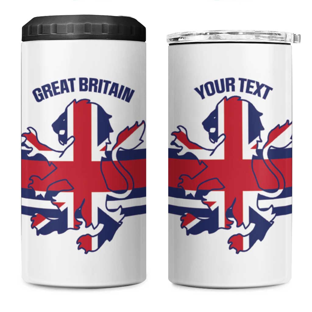 Custom Great Britain Hockey 4 in 1 Can Cooler Tumbler 2025 Go Champions