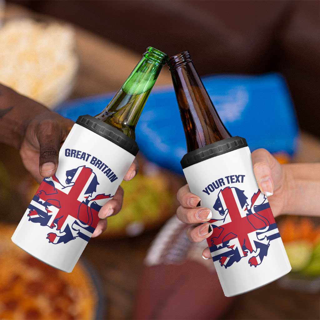 Custom Great Britain Hockey 4 in 1 Can Cooler Tumbler 2025 Go Champions