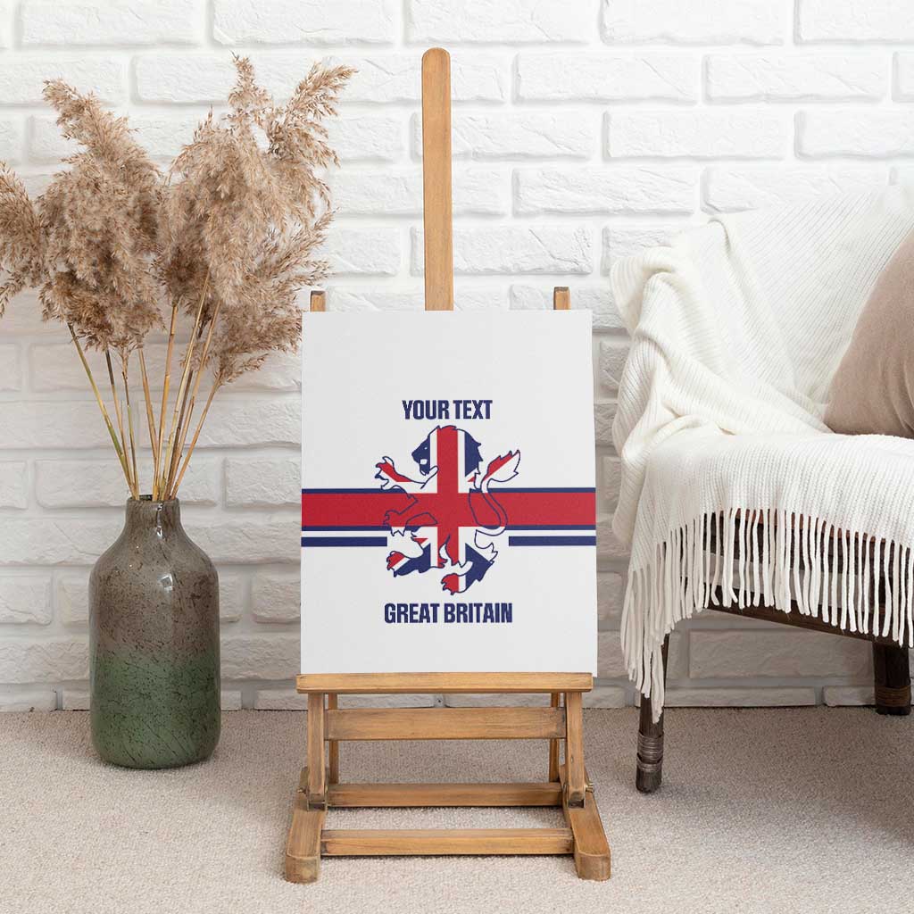 Custom Great Britain Hockey Canvas Wall Art 2025 Go Champions
