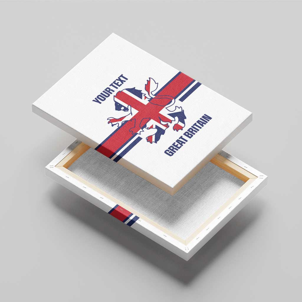 Custom Great Britain Hockey Canvas Wall Art 2025 Go Champions