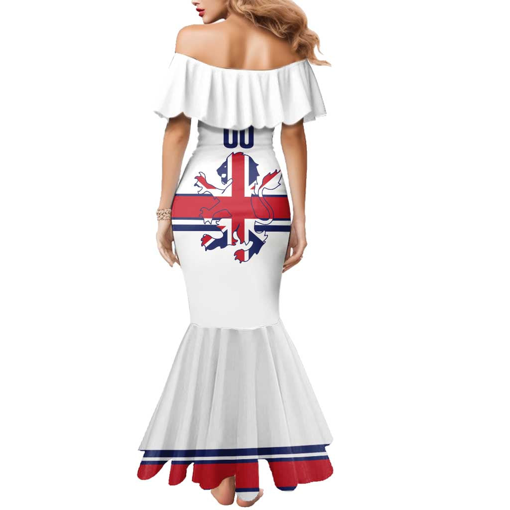 Custom Great Britain Hockey Family Matching Mermaid Dress and Hawaiian Shirt 2025 Go Champions