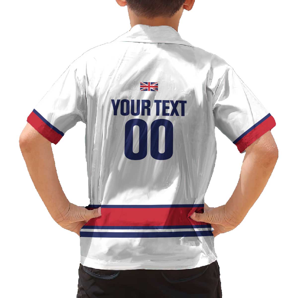 Custom Great Britain Hockey Family Matching Off The Shoulder Long Sleeve Dress and Hawaiian Shirt 2025 Go Champions