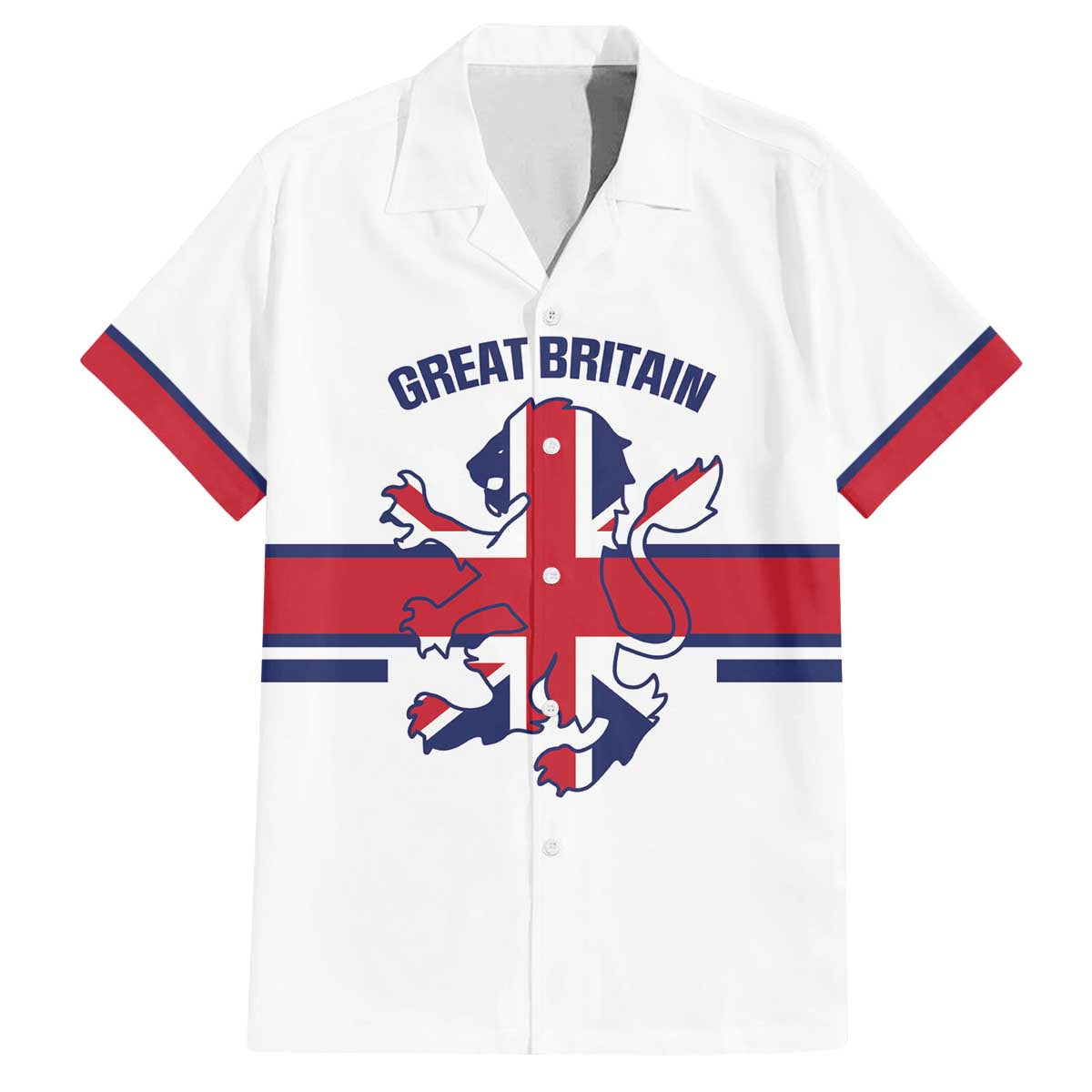 Custom Great Britain Hockey Family Matching Off The Shoulder Long Sleeve Dress and Hawaiian Shirt 2025 Go Champions