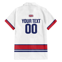 Custom Great Britain Hockey Family Matching Off The Shoulder Long Sleeve Dress and Hawaiian Shirt 2025 Go Champions