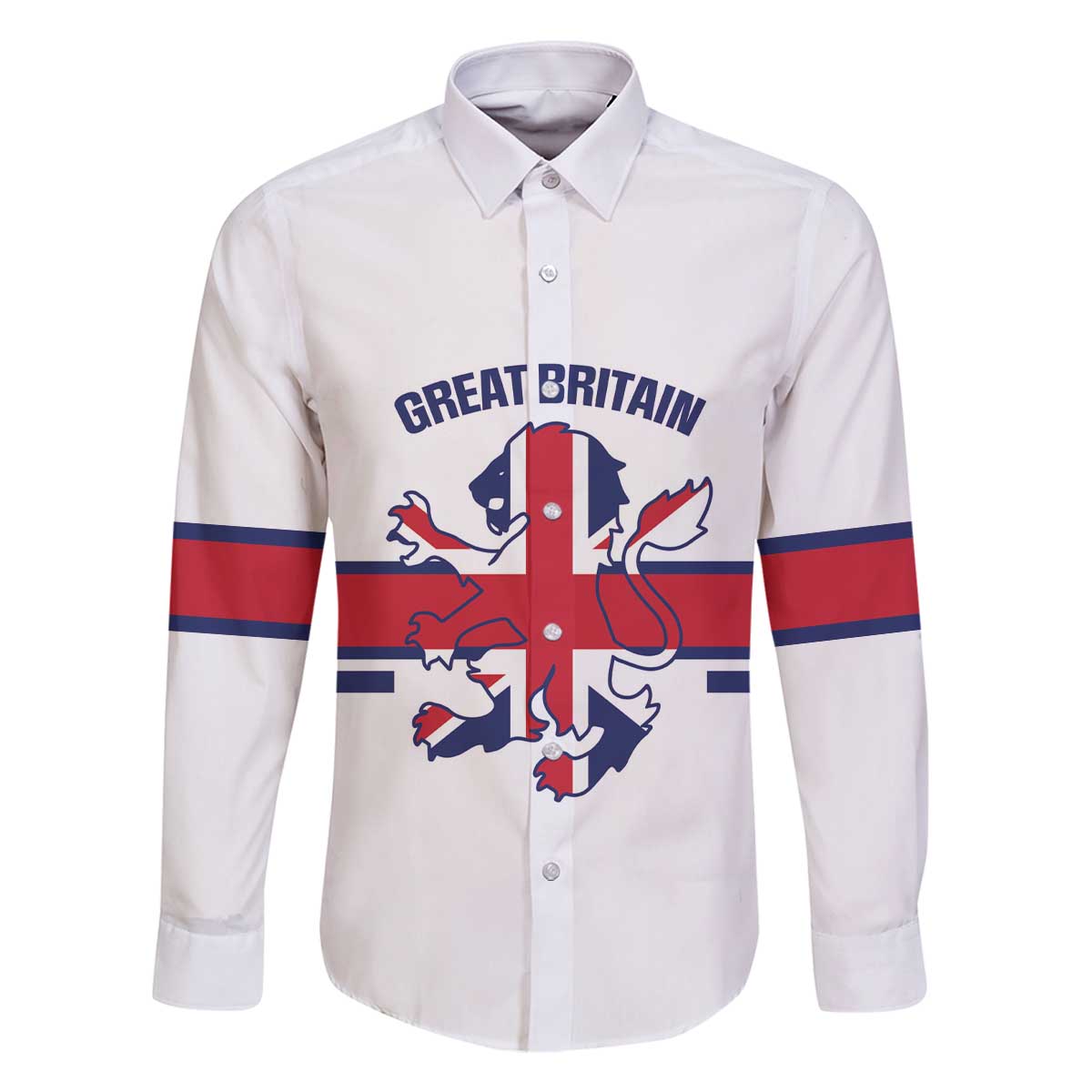 Custom Great Britain Hockey Family Matching Off The Shoulder Long Sleeve Dress and Hawaiian Shirt 2025 Go Champions
