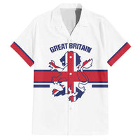Custom Great Britain Hockey Family Matching Off Shoulder Short Dress and Hawaiian Shirt 2025 Go Champions