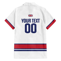 Custom Great Britain Hockey Family Matching Short Sleeve Bodycon Dress and Hawaiian Shirt 2025 Go Champions