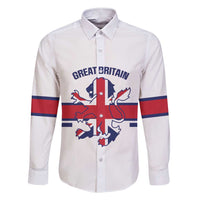Custom Great Britain Hockey Family Matching Short Sleeve Bodycon Dress and Hawaiian Shirt 2025 Go Champions