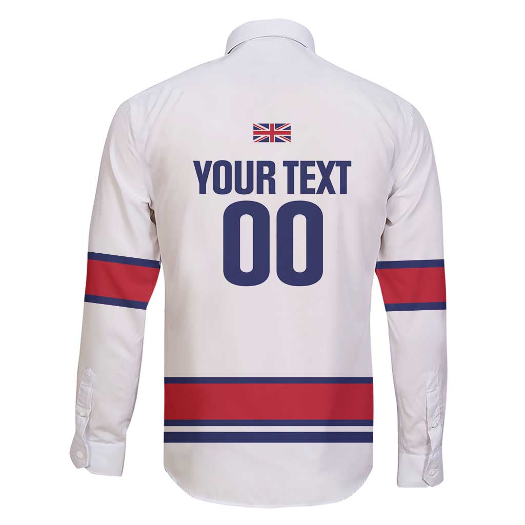 Custom Great Britain Hockey Family Matching Short Sleeve Bodycon Dress and Hawaiian Shirt 2025 Go Champions