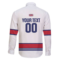 Custom Great Britain Hockey Family Matching Short Sleeve Bodycon Dress and Hawaiian Shirt 2025 Go Champions