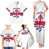 Custom Great Britain Hockey Family Matching Tank Maxi Dress and Hawaiian Shirt 2025 Go Champions