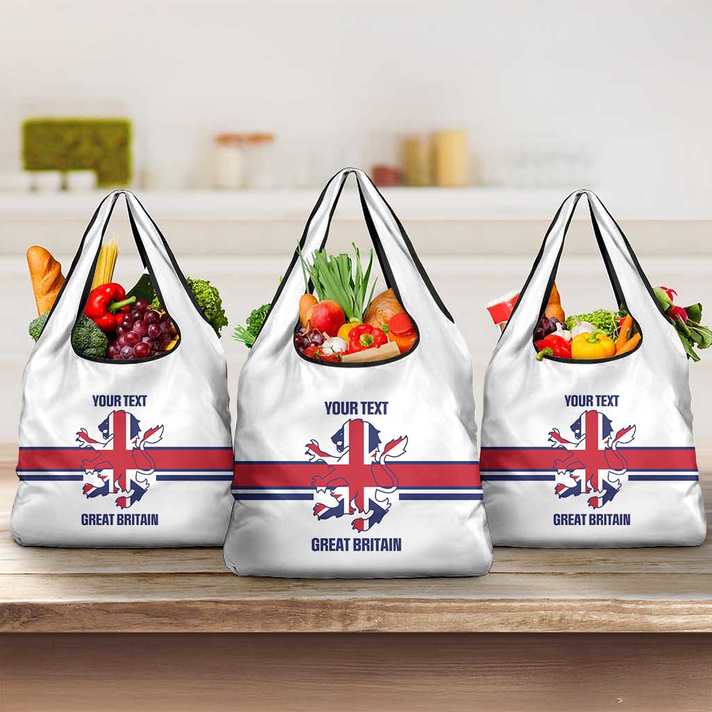 Custom Great Britain Hockey Grocery Bag 2025 Go Champions