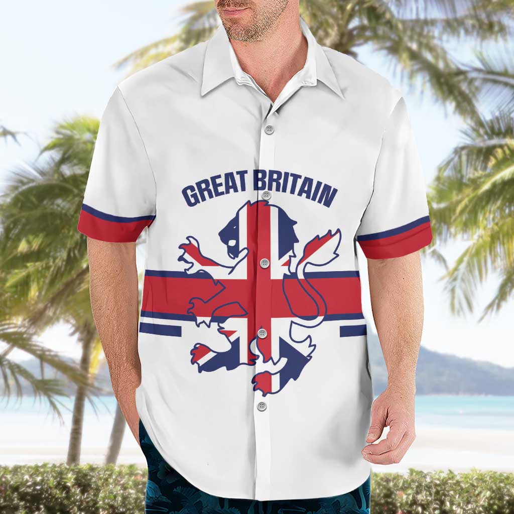 Custom Great Britain Hockey Hawaiian Shirt 2025 Go Champions