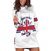 Custom Great Britain Hockey Hoodie Dress 2025 Go Champions