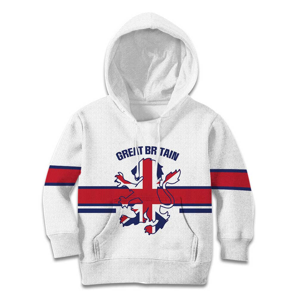 Custom Great Britain Hockey Kid Hoodie 2025 Go Champions