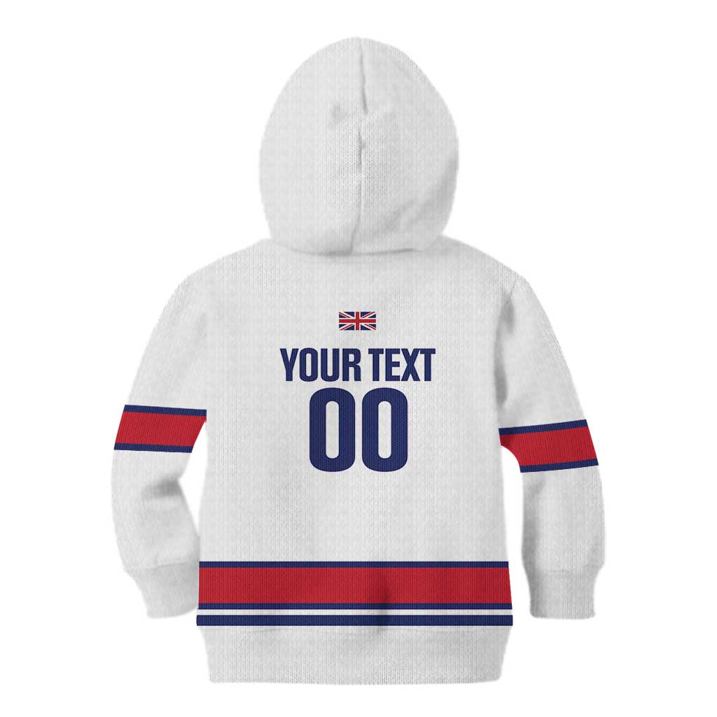 Custom Great Britain Hockey Kid Hoodie 2025 Go Champions