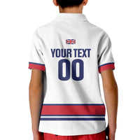 Custom Great Britain Hockey Kid Polo Shirt 2025 Go Champions