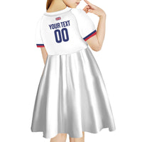 Custom Great Britain Hockey Kid Short Sleeve Dress 2025 Go Champions