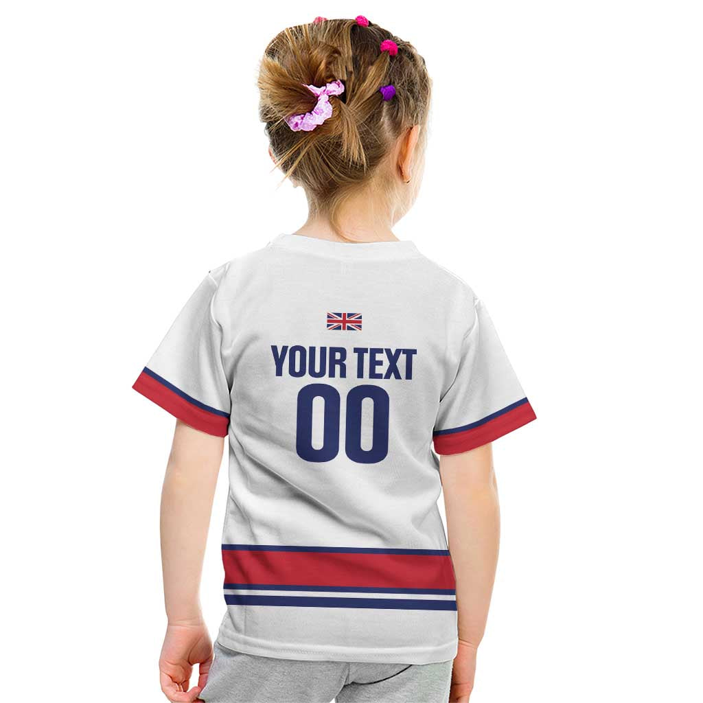 Custom Great Britain Hockey Kid T Shirt 2025 Go Champions