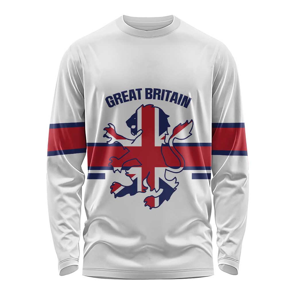 Custom Great Britain Hockey Long Sleeve Shirt 2025 Go Champions