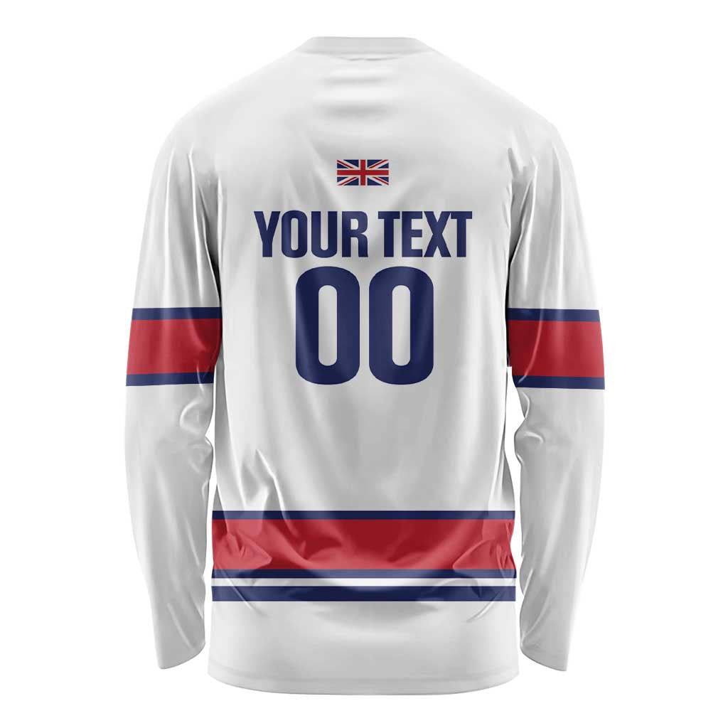 Custom Great Britain Hockey Long Sleeve Shirt 2025 Go Champions
