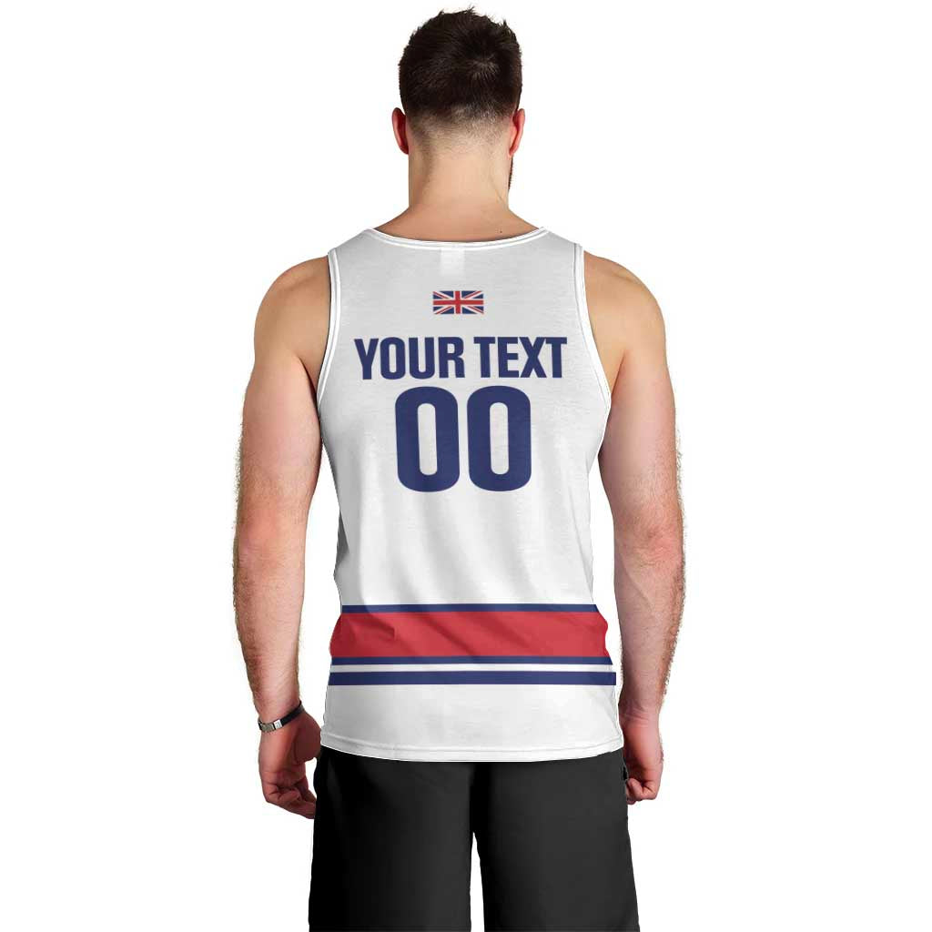 Custom Great Britain Hockey Men Tank Top 2025 Go Champions