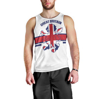 Custom Great Britain Hockey Men Tank Top 2025 Go Champions