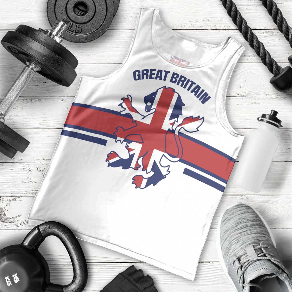 Custom Great Britain Hockey Men Tank Top 2025 Go Champions