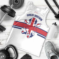 Custom Great Britain Hockey Men Tank Top 2025 Go Champions