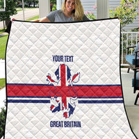 Custom Great Britain Hockey Quilt 2025 Go Champions