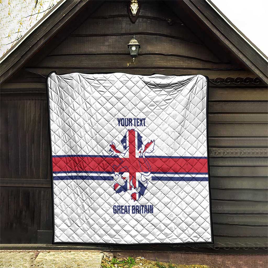 Custom Great Britain Hockey Quilt 2025 Go Champions