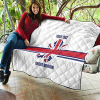 Custom Great Britain Hockey Quilt 2025 Go Champions