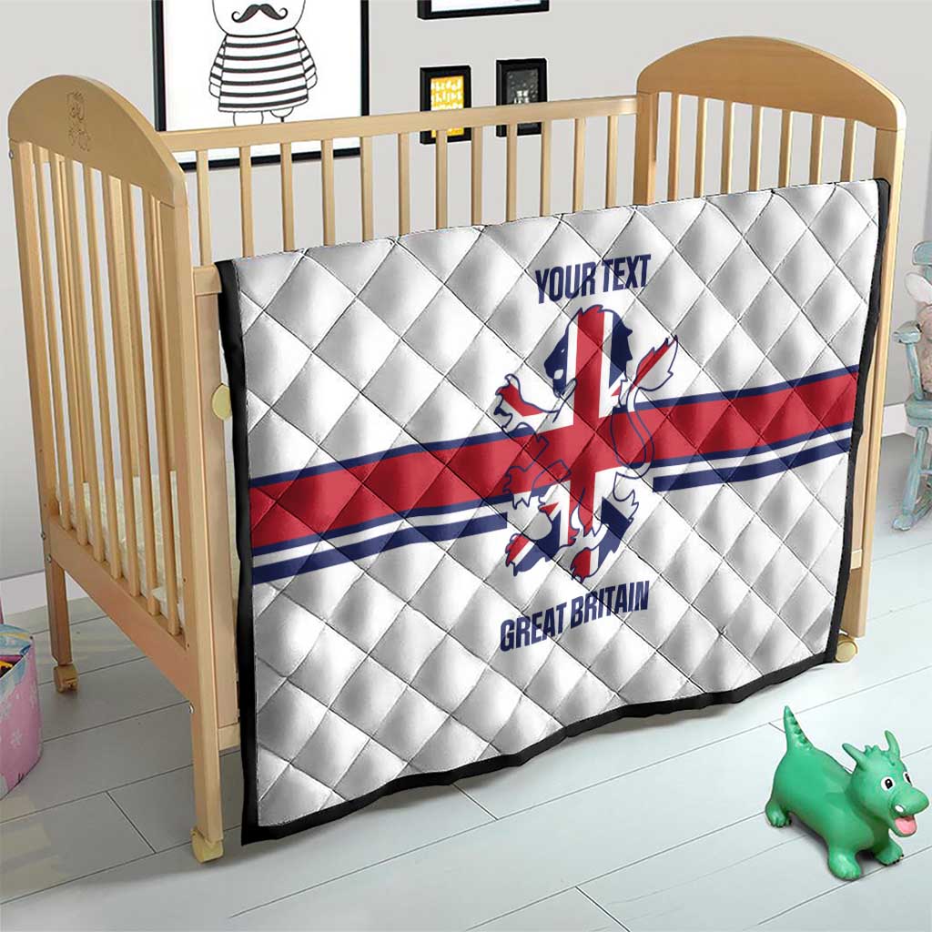 Custom Great Britain Hockey Quilt 2025 Go Champions