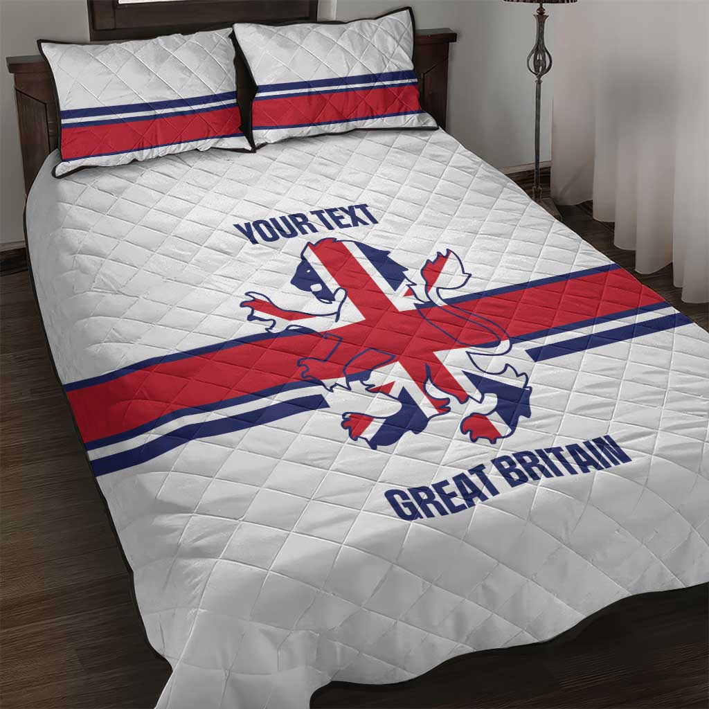 Custom Great Britain Hockey Quilt Bed Set 2025 Go Champions
