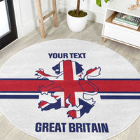 Custom Great Britain Hockey Round Carpet 2025 Go Champions