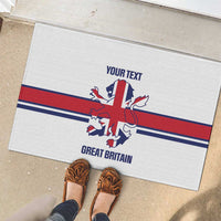 Custom Great Britain Hockey Rubber Doormat 2025 Go Champions
