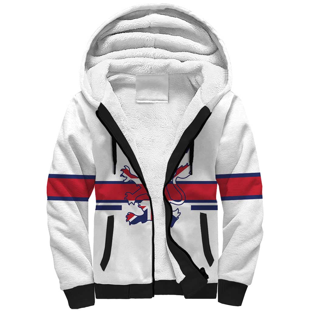 Custom Great Britain Hockey Sherpa Hoodie 2025 Go Champions