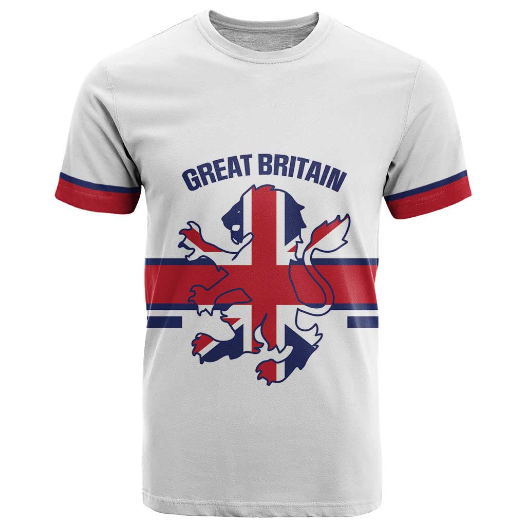 Custom Great Britain Hockey T Shirt 2025 Go Champions