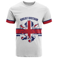 Custom Great Britain Hockey T Shirt 2025 Go Champions