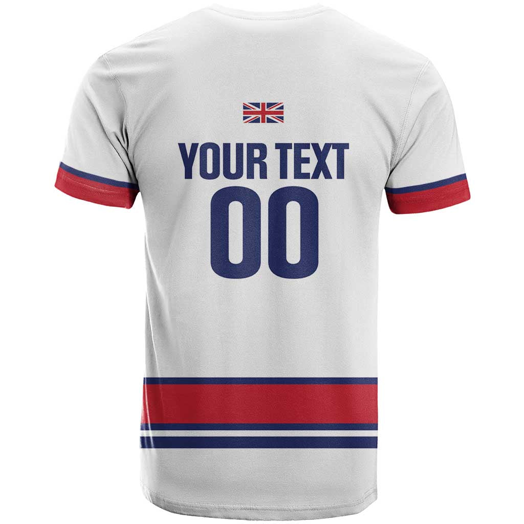 Custom Great Britain Hockey T Shirt 2025 Go Champions