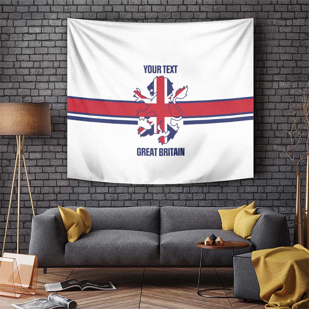 Custom Great Britain Hockey Tapestry 2025 Go Champions
