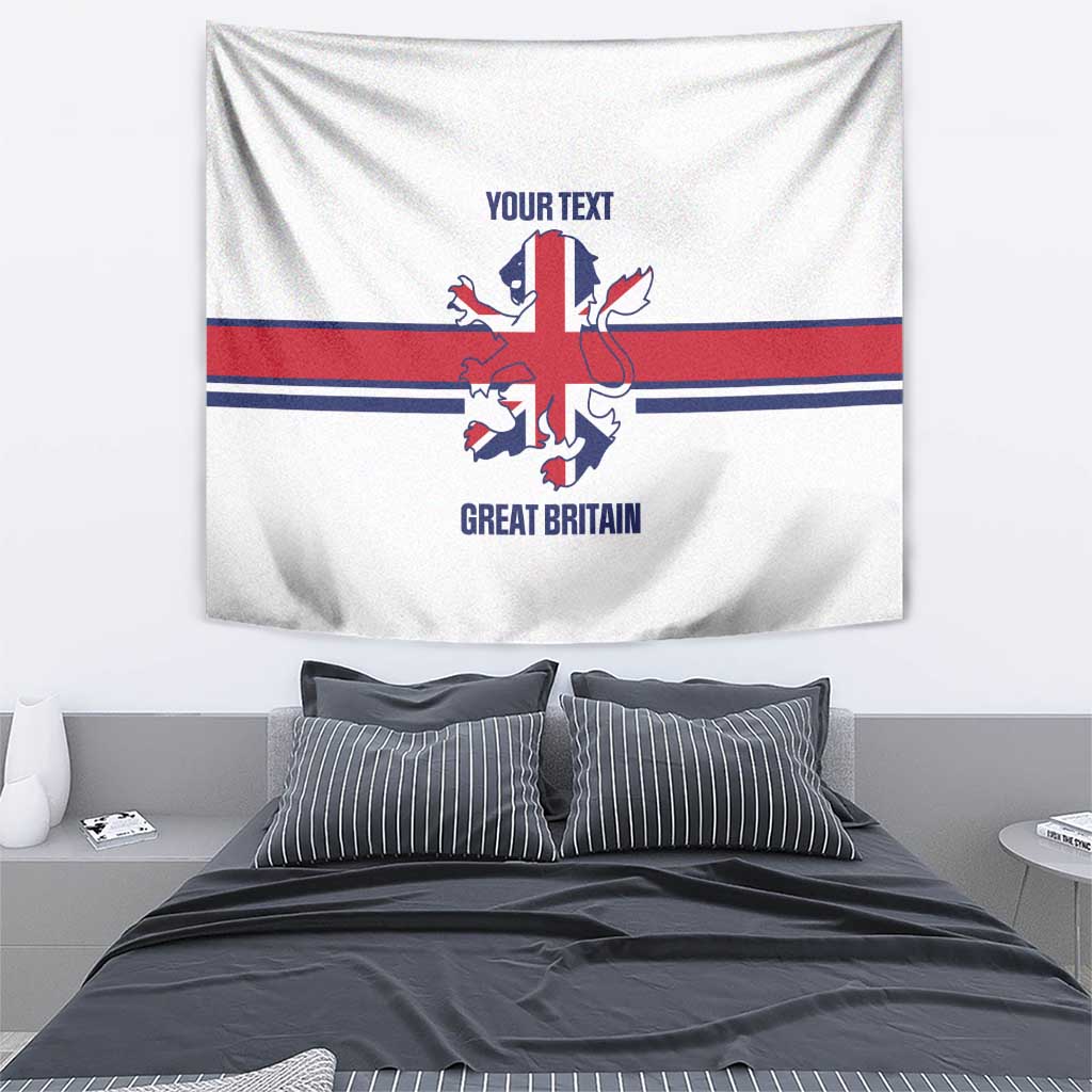 Custom Great Britain Hockey Tapestry 2025 Go Champions