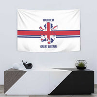 Custom Great Britain Hockey Tapestry 2025 Go Champions