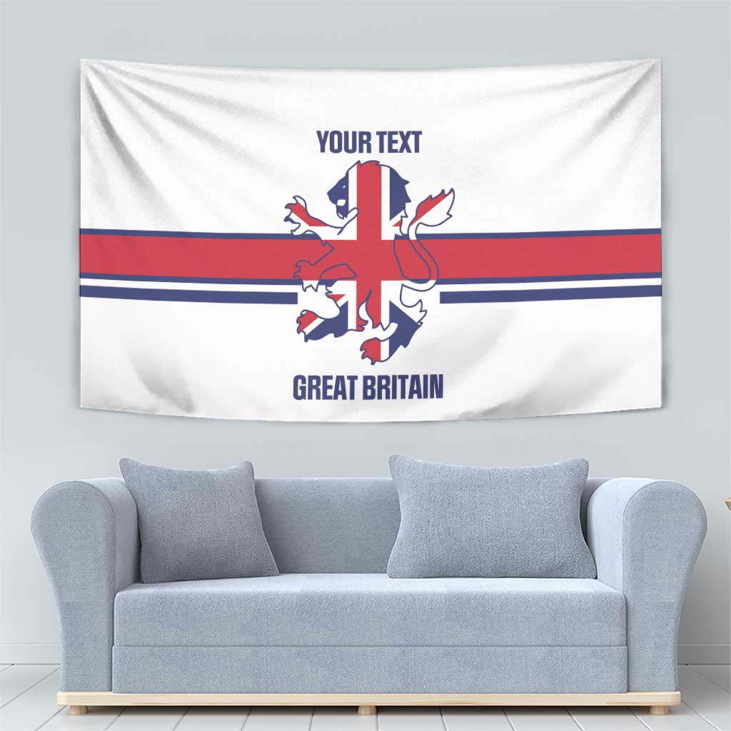 Custom Great Britain Hockey Tapestry 2025 Go Champions