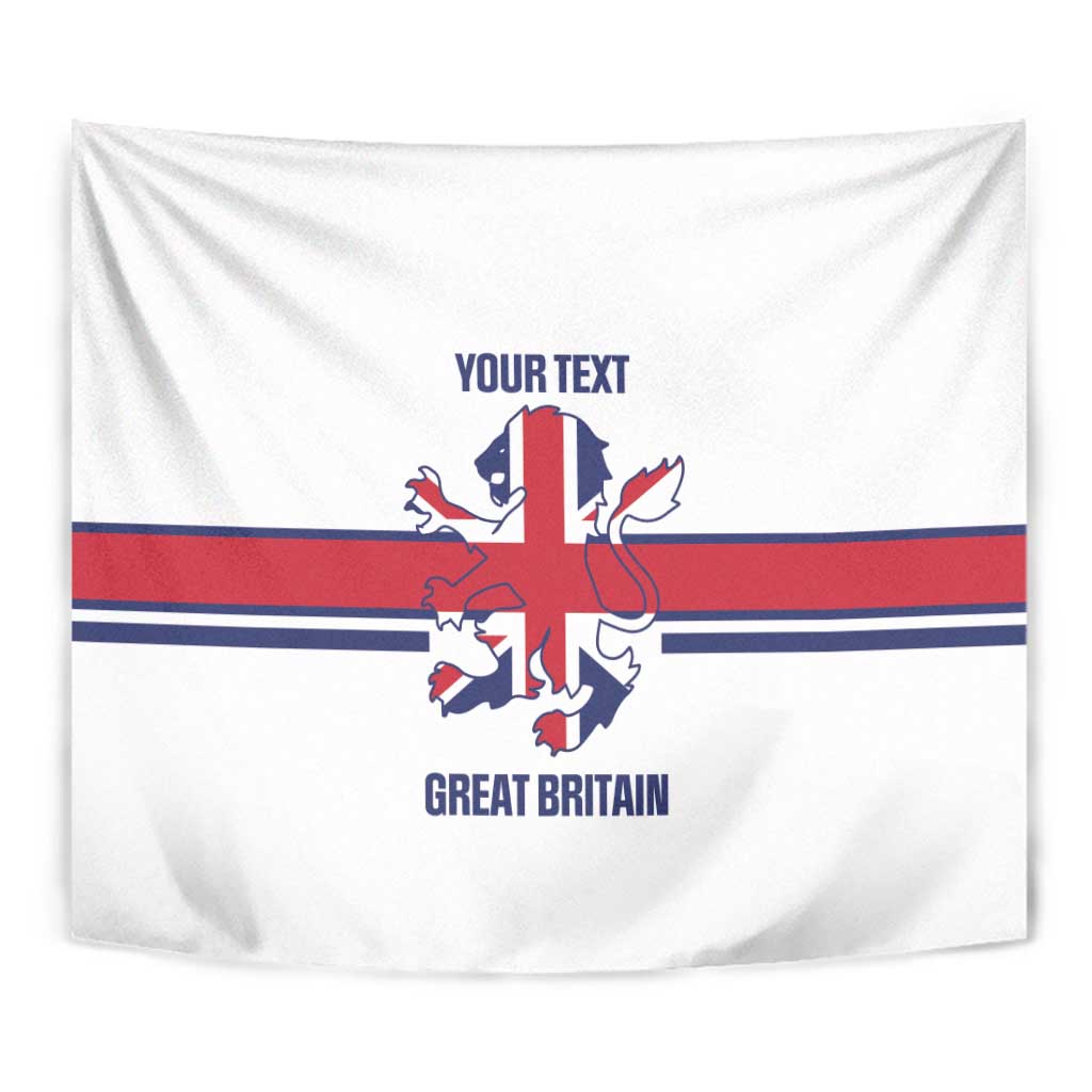 Custom Great Britain Hockey Tapestry 2025 Go Champions