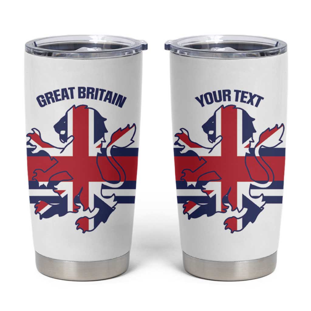 Custom Great Britain Hockey Tumbler Cup 2025 Go Champions