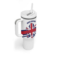 Custom Great Britain Hockey Tumbler With Handle 2025 Go Champions