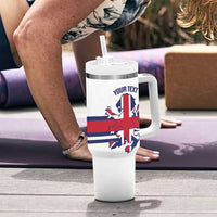 Custom Great Britain Hockey Tumbler With Handle 2025 Go Champions